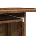 Bureau d'ordinateur vieux bois 80x50x75 cm bois d'ingénierie