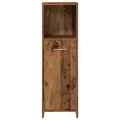 Armoire de salle de bain vieux bois 30x30x95 cm bois ingénierie