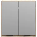 Armoire à miroir de salle de bain chêne artisanal 64x20x66,5 cm