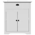 Armoire de lavabo de salle de bain BODO blanc 70x35x80 cm