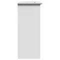 Armoire de lavabo de salle de bain BODO blanc 70x35x80 cm