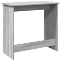 Bureau sonoma gris 80x40x75 cm bois d'ingénierie