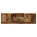 Meuble TV vieux bois 140x35x40 cm bois d'ingénierie