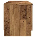 Meuble TV vieux bois 140x35x40 cm bois d'ingénierie
