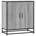 Buffet sonoma gris 68x35x76 cm bois d'ingénierie et métal