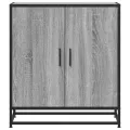 Buffet sonoma gris 68x35x76 cm bois d'ingénierie et métal