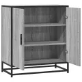 Buffet sonoma gris 68x35x76 cm bois d'ingénierie et métal
