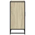 Buffet chêne sonoma 68x35x76 cm bois d'ingénierie et métal