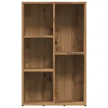 Bibliothèque chêne artisanal 45x25x80 cm bois d'ingénierie