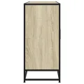 Buffet chêne sonoma 134x35x76 cm bois d'ingénierie