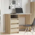 Bureau chêne sonoma 102x50x75 cm bois d'ingénierie