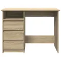 Bureau chêne sonoma 102x50x75 cm bois d'ingénierie
