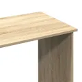 Bureau chêne sonoma 102x50x75 cm bois d'ingénierie