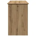 Bureau chêne artisanal 102x50x75 cm bois d'ingénierie