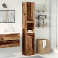 Armoire de salle de bain vieux bois bois d'ingénierie