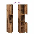 Armoire de salle de bain vieux bois bois d'ingénierie
