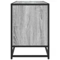 Meuble TV sonoma gris 150x35x41 cm bois d'ingénierie et métal