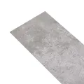 Dalles de plancher PVC 5,02 m² 2 mm autoadhésif gris terre