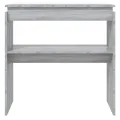 Table console Sonoma gris 80x30x80 cm Bois d'ingénierie
