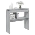 Table console Sonoma gris 80x30x80 cm Bois d'ingénierie