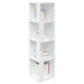 Armoire d'angle Blanc 33x33x132 cm Bois d’ingénierie