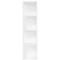Armoire d'angle Blanc 33x33x132 cm Bois d’ingénierie