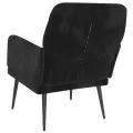 Fauteuil Noir 62x79x79 cm Velours