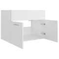 Armoire d'évier Blanc 60x38,5x46 cm Bois d’ingénierie