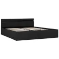 Cadre de lit à rangement hydraulique sans matelas 160x200 cm