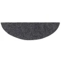 Tapis autoadhésifs de marches 5 pcs Gris foncé 56x17x3 cm