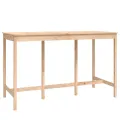 Ensemble de bar 9 pcs Bois de pin massif