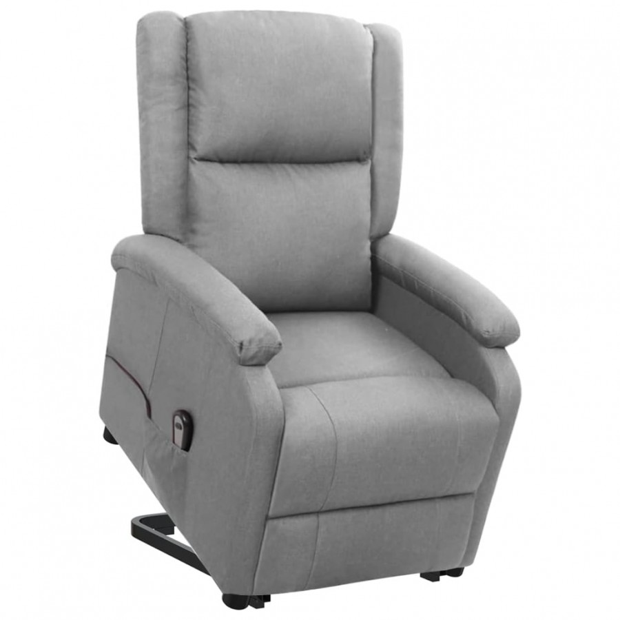 Fauteuil Gris clair Tissu