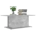 Table basse gris béton 102x55,5x40 cm bois d'ingénierie