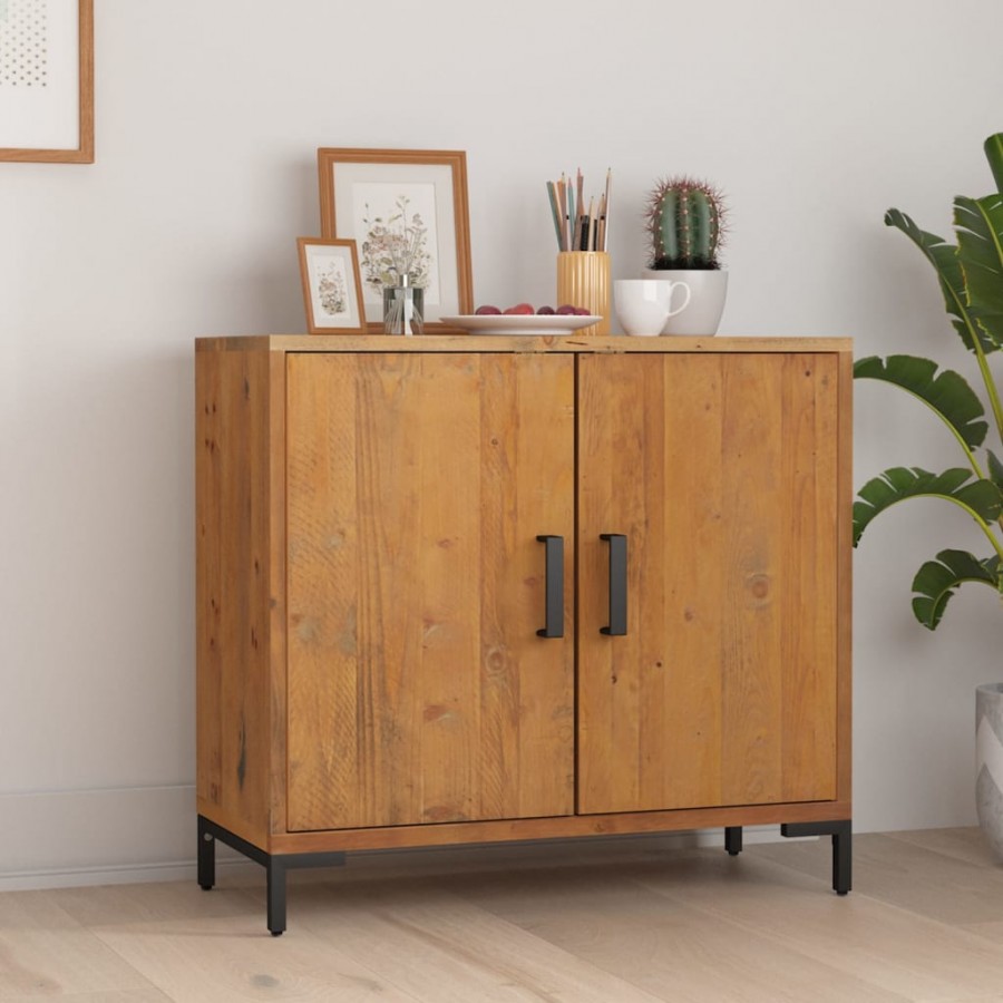 Buffet Marron 75x35x70 cm Bois de pin massif