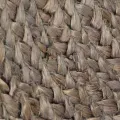 Tapis fait à la main Jute Rond 210 cm Gris