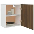Armoire suspendue Chêne marron 50x31x60 cm Bois d'ingénierie