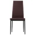 Ensemble de salle à manger 5 pcs Marron