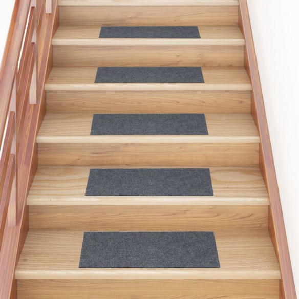 Tapis d'escalier autocollants Rectangulaire 15 pcs 60x25 cm