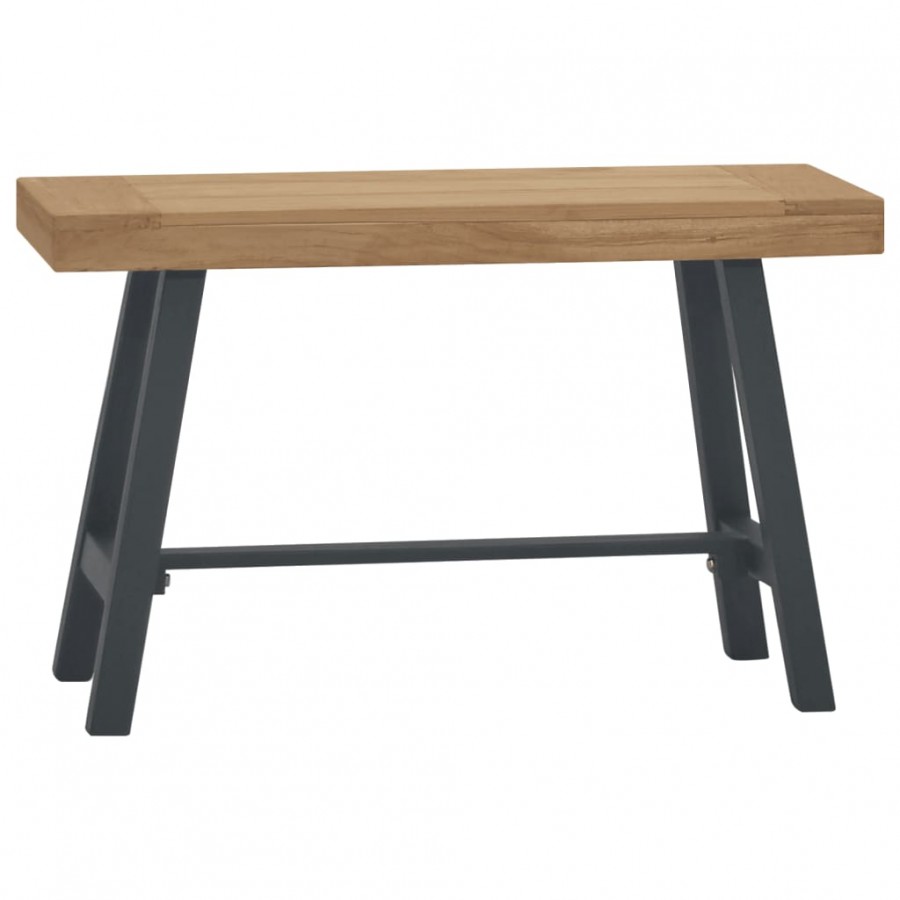 Banc 80 cm Bois massif de teck