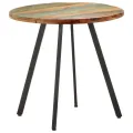 Table de salle à manger 80 cm Bois de récupération massif