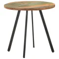 Table de salle à manger 80 cm Bois de récupération massif