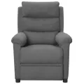 Fauteuil de massage Gris clair Tissu