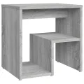 Table de chevet Sonoma gris 40x30x40 cm Bois d'ingénierie