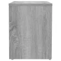 Table de chevet Sonoma gris 40x30x40 cm Bois d'ingénierie