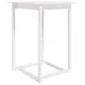 Table de bar Blanc 80x80x110 cm Bois massif de pin