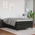 cadre de lit matelas Noir 120x200 cm Similicuir