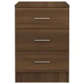 Table de chevet Chêne marron 38x35x56 cm Bois d'ingénierie