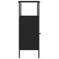 Tables de chevet 2 pcs noir 41x31x80 cm bois d’ingénierie