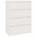 Armoires latérales 3 pcs blanc Bois de pin massif