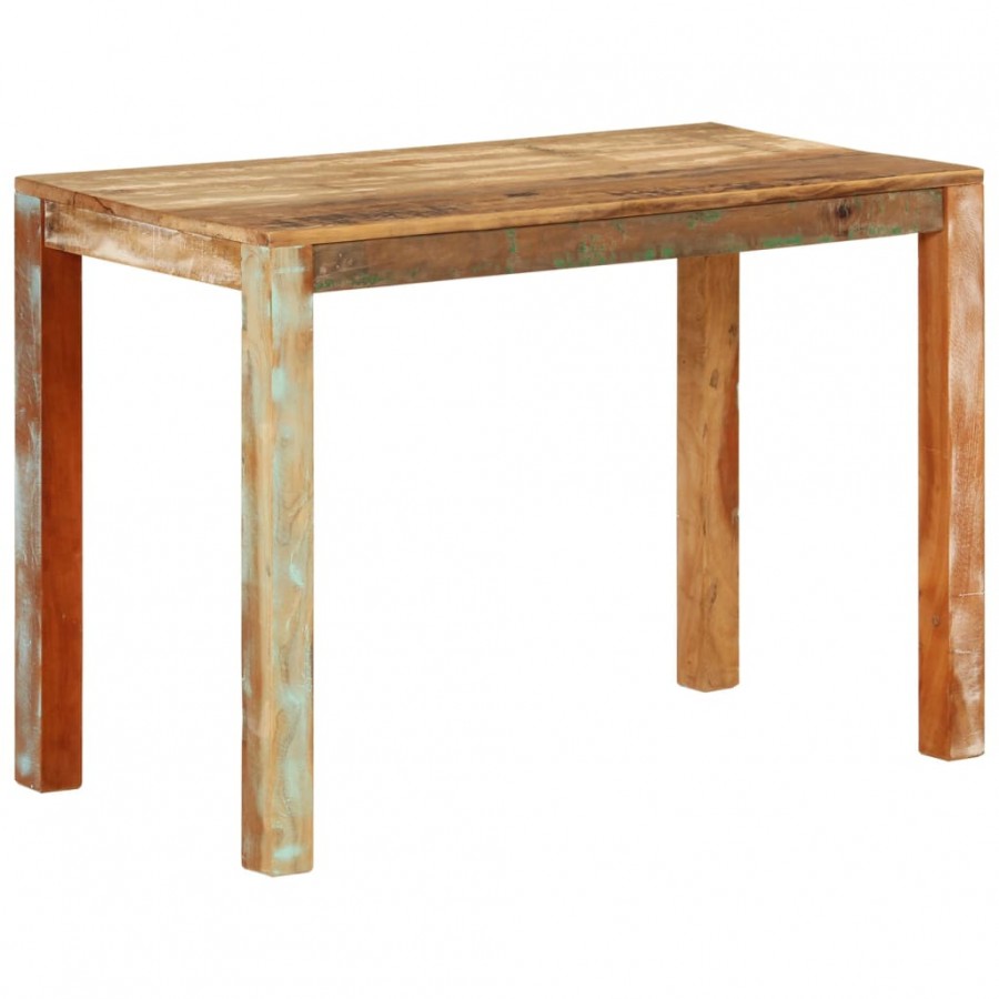 Table de salle à manger 110x55x76cm Bois massif de récupération